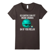 63 Earths Can Fit Inside Uranus - Funny Science T-Shirt