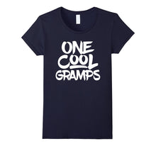 One Cool Gramps T Shirt - Grandfather Dad Gift Tee