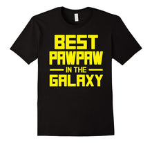 BEST PAW PAW IN THE GALAXY TSHIRT- Fun Father's Day Gift Tee