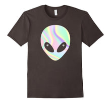 Alien Head T-Shirt Holographic Effect