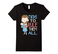 New Twin Mom T-Shirt for Women, New Parents, & Twin Mothers
