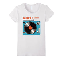 Retro LP Vinyl Record Turntable Player DJ Music Gift T-Shirt
