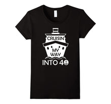 40th Birthday T-Shirt Cruisin My Way Into 40 Bday Gift Funny