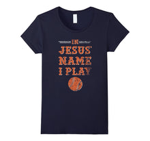 In Jesus' Name I Play, Christian Baseball Softball TShirt