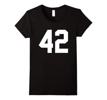 #42 Team Sports Jersey Number Front & Back Player / Fan Tee