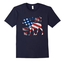 Distressed Don't Moose With Me American Flag Shirt