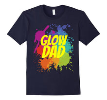 Glow Party Birthday Shirt With Splatters - Dad