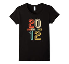 Awesome Since 2012 T-Shirt 5 Yrs Old Bday 5th Birthday Tee