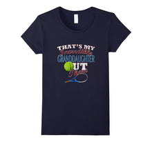 Distressed Tennis Granddaughter, Grandma & Grandpa T-Shirt
