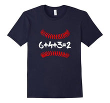 6 4 3 2 Baseball Mom and Dad T Shirt Gift - 6+4+3=2 Math