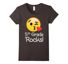 5 Th Grade Rocks Emoji tShirt Funny Fifth Graders & Teachers