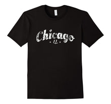 CHICAGO IL T Shirt Illinois Distressed Style Chicago T-Shirt