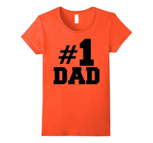 #1 Dad T-Shirt, Number One Dad Gift for Fathers Day