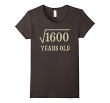 40 Yrs Years Old Square Root of 1600 40th Birthday T-Shirt