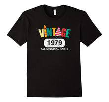 Funny 38th Birthday Gift T-Shirt 1979 Best Vintage Emoji Tee
