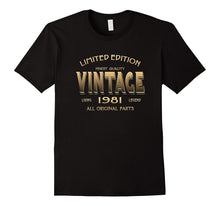 36th Birthday Gifts for Women Men 36 Years Old 1981 T-Shirt