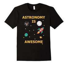 Astronomy Is Awesome Shirt for Young Scientist