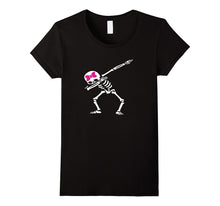 Dabbing Skeleton Girl Shirt - Halloween Dab Pose T-Shirt