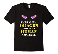 I'm Really a Dragon Halloween Costume Shirt Easy Funny