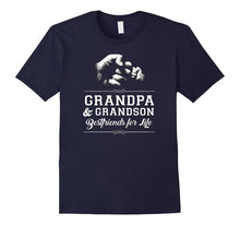 Men's Grandfather Grandson Friends Fist Bump Shirt Grandpa Grandad