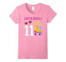 Let's Roll I'm Turning 11 T-Shirt Roller Skating Birthday