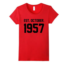 Happy 1957 My 60 Th Birthday Gift Ideas Tshirt for Lover