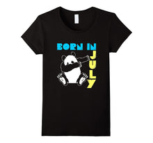 Born in July Tee Shirt Panda Lover Gifts for Men Women Kids