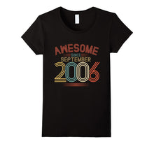 Awesome Since September 2006 Funny T-Shirt 11th Birthday Tee