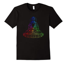 Rainbow Siddhartha Gautama Buddha T Shirt