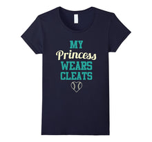 My Princess Wears Cleats Softball Mom Shirt