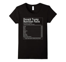 Anti Donald Trump Nutrition Facts Make America Worse Tshirt