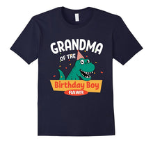 Grandma of the Birthday Boy T-Shirt Dinosaur Raptor Shirt