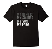 Proud Army Mom Dad Shirt Son Soldier Hero Boy Apparel
