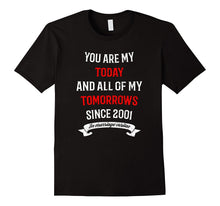 16th Wedding Anniversary T-Shirt Funny for Married in 2001