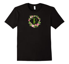 Initial Letter Monogram "R" T-Shirt