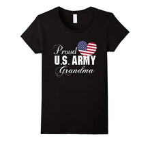 Gift for Nana - Proud U.S. Army Grandma Heart T-Shirt