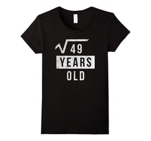7th Birthday Gift 7 Yr Years Old Funny Square Root T Shirt