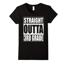 Straight Outta 3rd Grade T-Shirt Funny 2017 Graduation Shirt