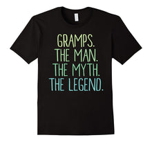 Mens Gramps the Man the Myth the Legend Shirt Gramps Shirt