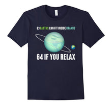 63 Earths Can Fit Inside Uranus - Funny Science T-Shirt