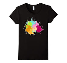 Colorful Paintball Splatter T-Shirt | Artistic Paint Tee