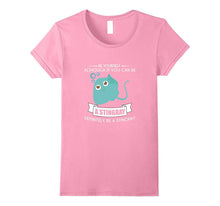 Funny Be Yourself Stingray T-Shirt Sea Pet Zoo Quote Gift