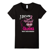 I Wear Pink for My Grandma Breast Cancer Awareness T-Shirt