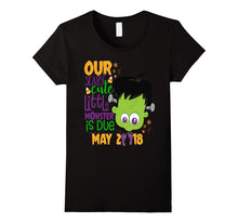 Halloween Pregnancy Shirt Our Cute Monster Due May 2018 Dad