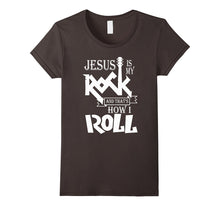 Christian T-Shirt Jesus Is My Rock and That's How I Roll