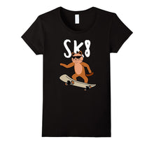 Cat on a Skateboard With Sunglasses, Funny 8th Birthday Tee