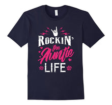 Rockin the Auntie Life Shirt Cool Tee for Aunt Mothers
