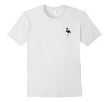 Cute Simple and Minimal Pocket Flamingo Lovers Shirt