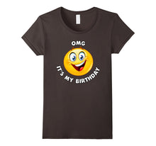 OMG It's My Birthday Super Happy Emoji T-Shirt