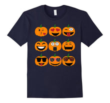 Emoji Pumpkin Shirt Jack O Lantern Halloween Thanksgiving